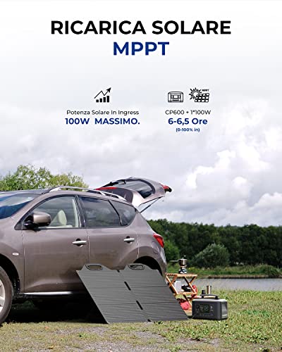 BigBlue 537,6Wh Generatore Solare con 100W