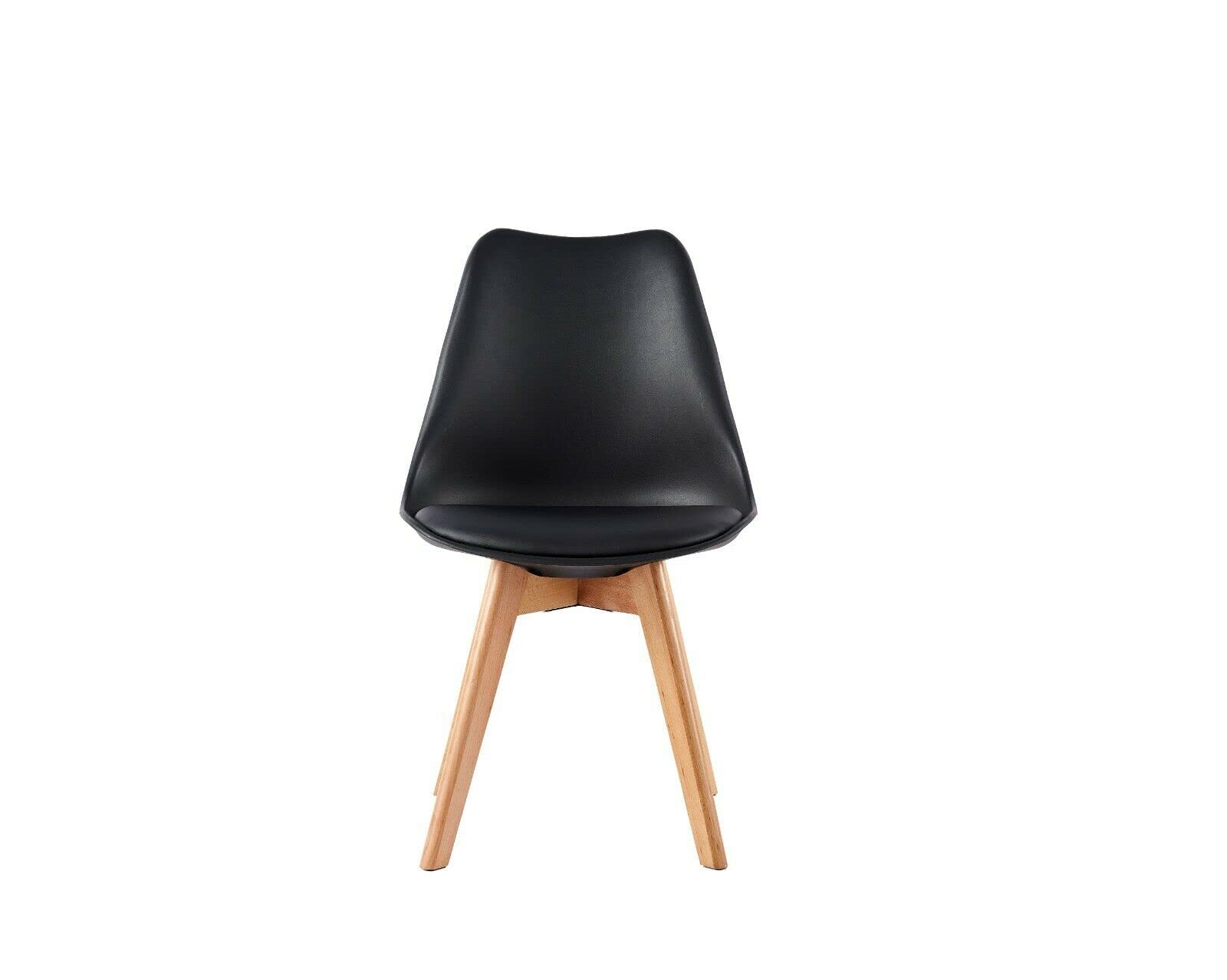 Ergonomische - Houtlook - Houten - Witte - Set van 2 - Kuipstoelen