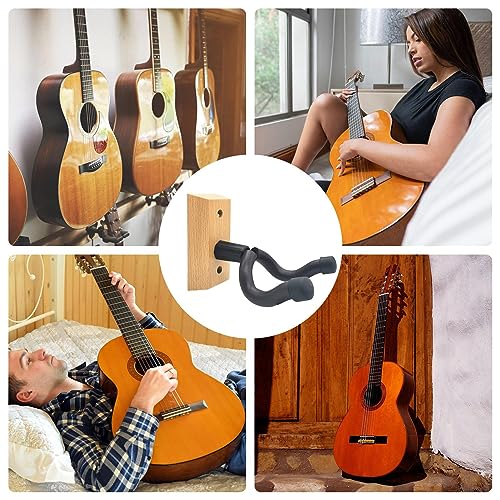 Crochet pour guitare – Cintre mural en bois pour guitare – Support d’affichage mural en bois pour guitare acoustique, ukulélé, guitares électriques Ibuloule - Les Beatles, Paul McCartney, John Lennon, RIngo Starr, George Harrison Crochet pour guitare - Cintre mural en bois pour guitare - Support d'affichage mural en bois pour guitare acoustique, ukulélé, guitares électriques Ibuloule – Image 4