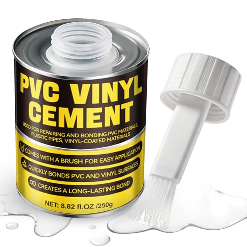 Allisway Pegamento PVC, Pegamento de Contacto, Cola de Contacto, Potente Reparador, Impermeable, Apto para Embarcaciones Inflables, Colchones Inflables, Kayaks, Anillo de Natación, Trampolines, 250g