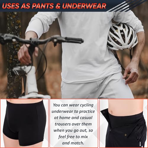 ATEK Unisex 3D Padded Cycling Shorts for Men Women – Breathable