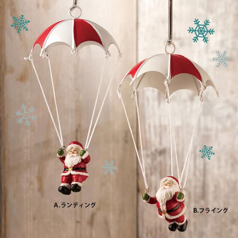 サンタクロース パラシュート　クリスマス2個セット Amazon.co.jp: Jnilepfd パラシュート サンタ クロース