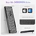 TECURS Tastatur Kabellos Gaming PC- Leise Tastatur QWERTZ Weiß Beleuchtet Ergonomisch Wasserdicht, 2.4Ghz Led Keyboard für Windows/Mac/PS4/Xbox mit Multimedia-Tasten Schwarz