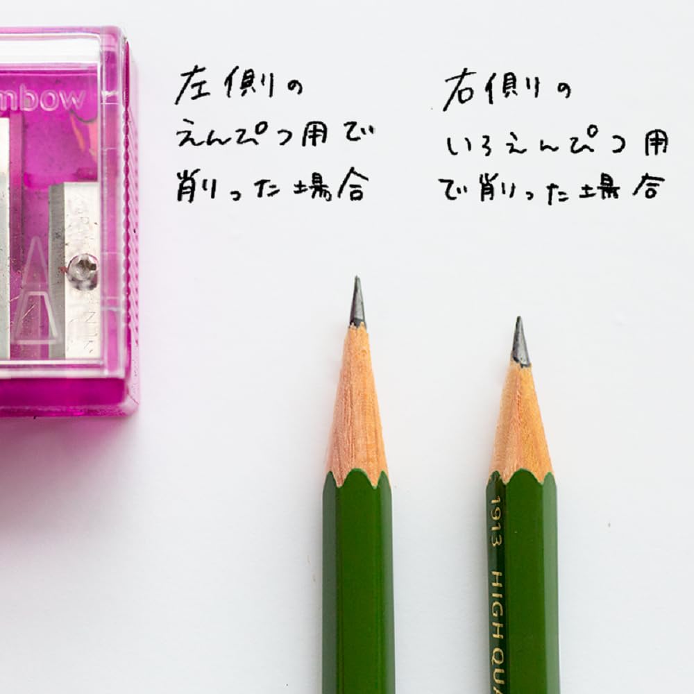 Amazon.co.jp: トンボ鉛筆 ミニ鉛筆削り ippo! Wシャープナー KSA-121A