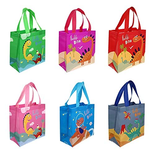 LIGHTER HOUSE� Dinosaur Theme Imported Non Woven Bags for Kids Boys or Girls to Keep Birthday Return Gifts (Pack of 6 pcs.) (B09RK8FPQN) Amazon Price History, Amazon Price Tracker