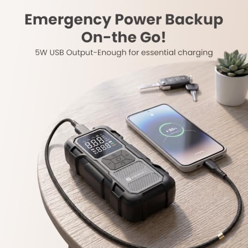 Portronics Store Portronics Vayucop Neo 2-in-1 Jump Starter & Tyre - Image 5