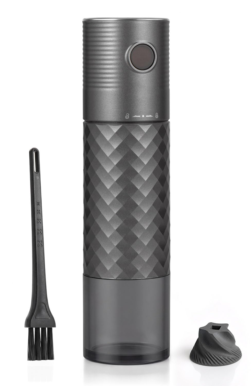 Moulin à Café Électrique Portable avec Meule Conique en Céramique, Réglages Ajustables de Grossier à Fin, Démarrage en Un Clic, Compact pour Voyages, Camping et Maison