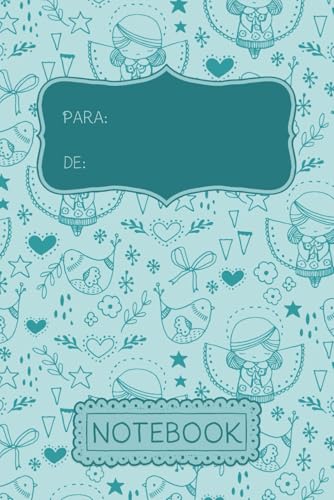 Para: De: Notebook: libreta angelitos azul