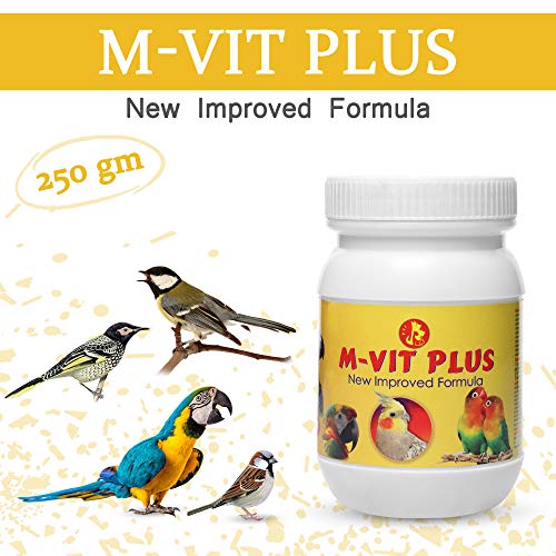 Image of Pet Care International (PCI) M-VIT Plus || Provide All Essential Vitamins || Healthy Bird Breeding Healthcare (250 Grm, M VIT)