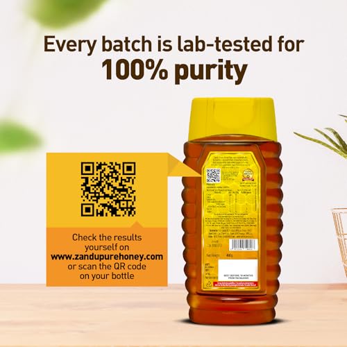 Image of Zandu Pure Honey Squ-Easy (Buy 1 Get 1 Free), 800 g (400 g + 400 g)