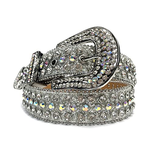 Vintage Women Belt Leather Rhinestone Belts For Women2