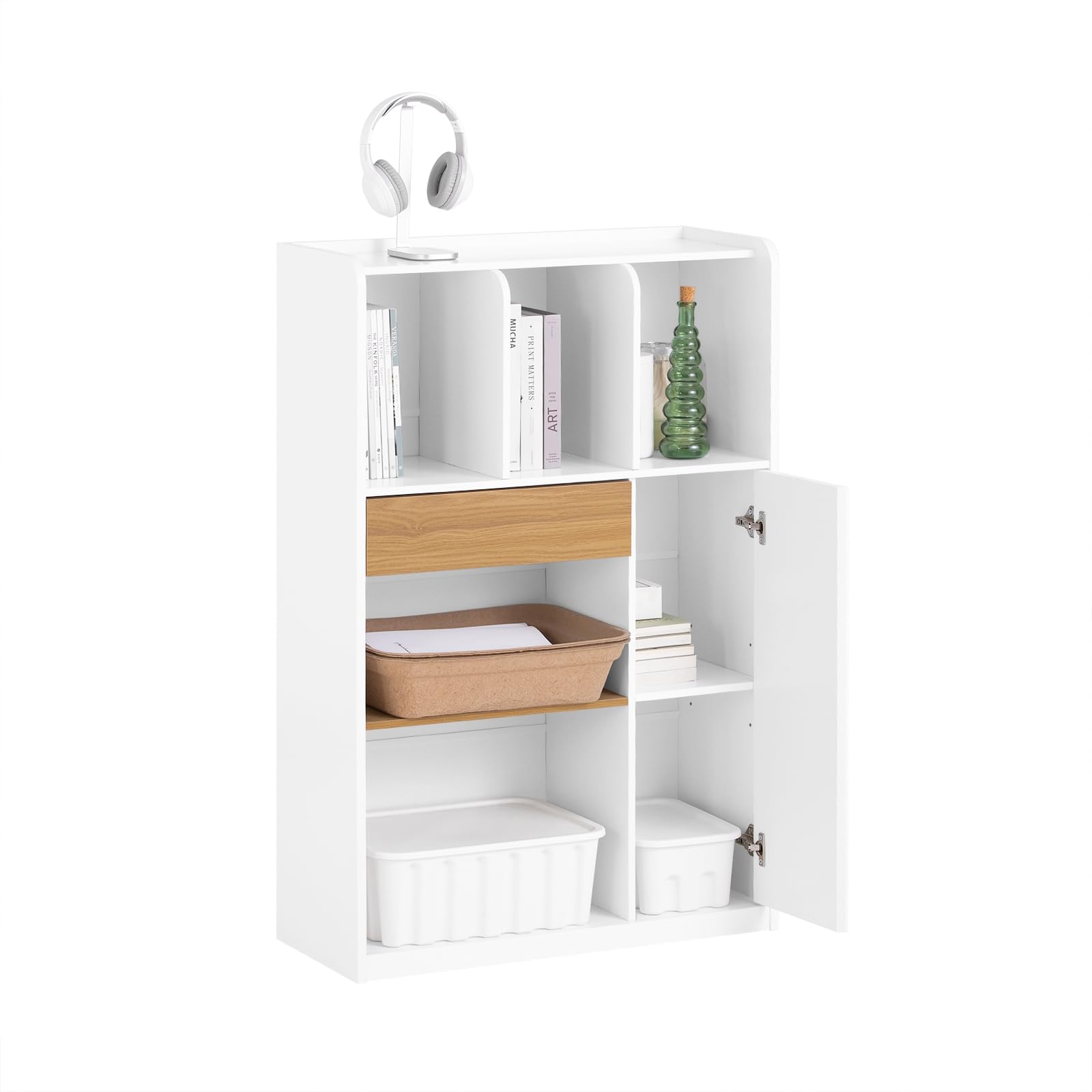 SoBuy Bücherregal mit Schublade – Produktbeschreibung