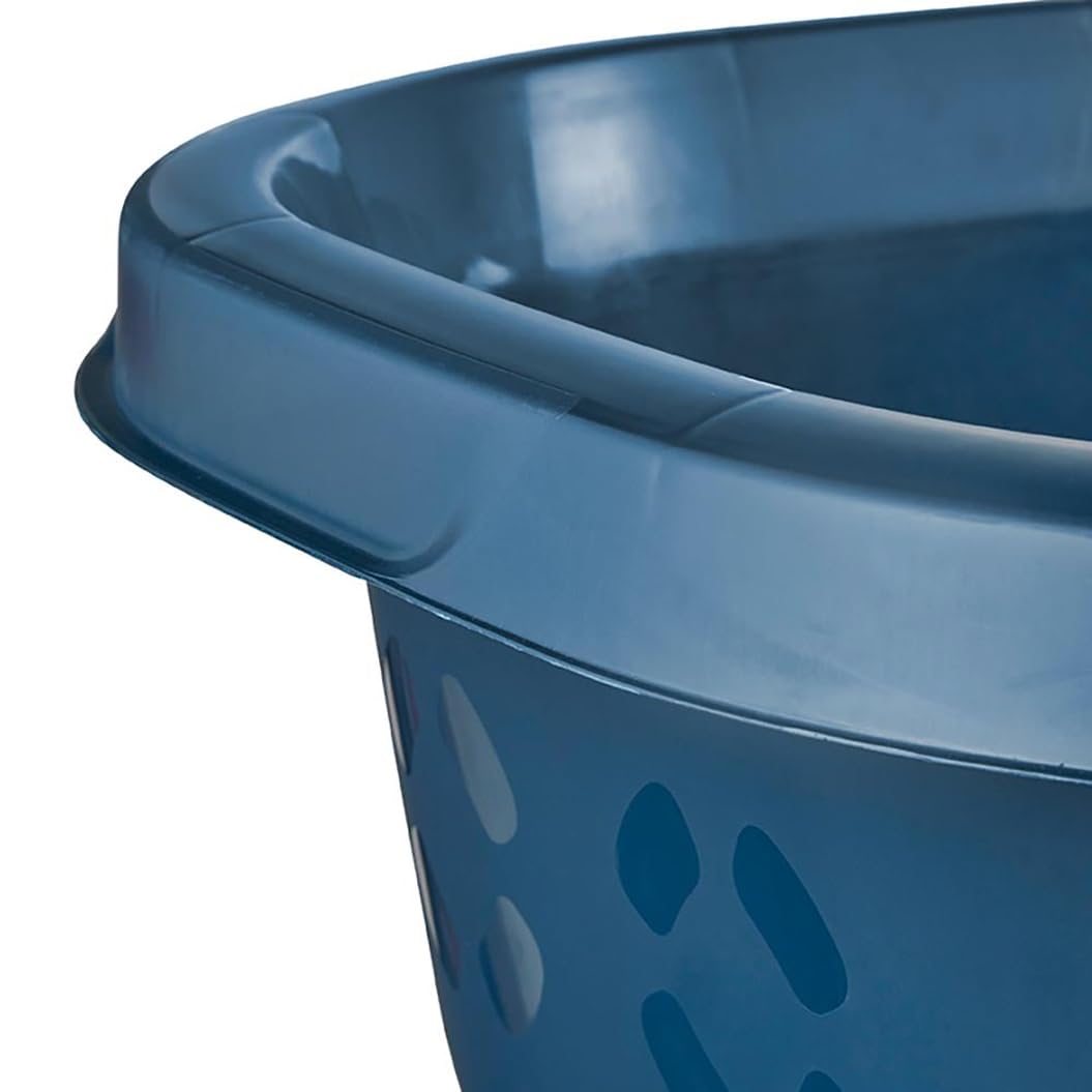 Cesta Per Bucato Tilda Con Supporto Anca - 30,5 Litri Blu Nordico - Foto 6