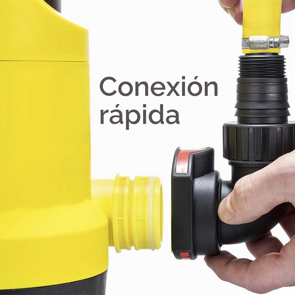 TROTEC Bomba sumergible de aguas residuales TWP 7536 E Potente potencia de 750 W para bombear hasta 12.500 litros por hora