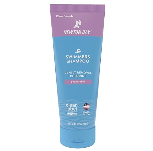 Newton Bay Champú para nadadores Champú de eliminación de cloro limpia y restaura el cabello después de nadar Certificado Clean Label Project
