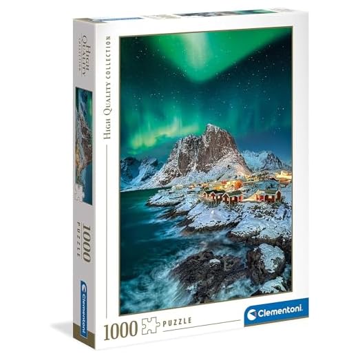 Clementoni- Lofoten Islands-1000 pièces-Puzzle Adulte-fabriqué en Italie, 39601 Multicolore