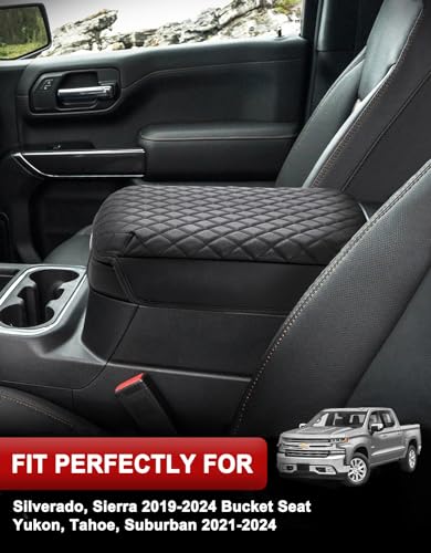 Kbh PC-236-BK Center Console Armrest Cover For Chevy Chevrolet Silverado thumb #5