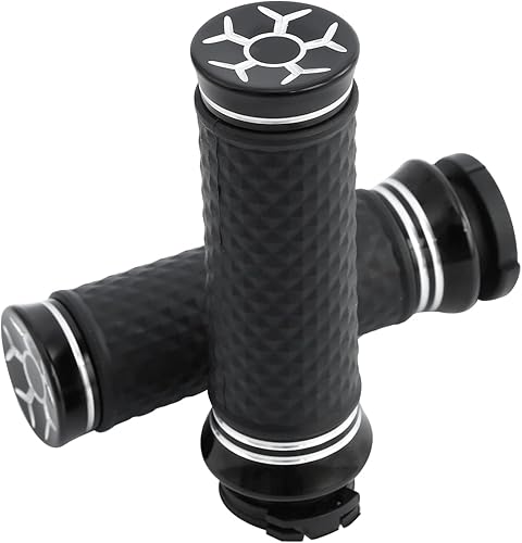 Miniatura 7 de TCT-MOTORPARTS Agarraderas eléctricas de 1 pulgada para manillar Harley Touring