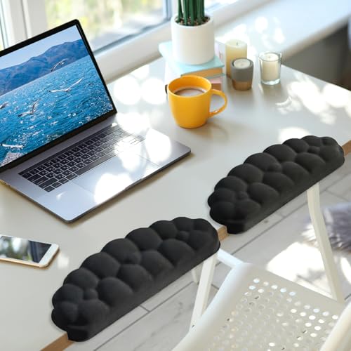 Image of Arm Rest for Desk, Cloud L-Shaped Memory Foam Elbow Pads with Non-Slip Base, 2-Piece Ergonomic Desk Edge Cushion & Wrist Rest for Computer Keyboard, Office and Home Use