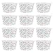 Tassen Becher günstig Kaufen-Angoily 100Pcs Papier Eisbecher Becher Papier Einweg Dessert Schalen Partei Liefert Behandeln Tassen für Eisbecher Gefrorenen Joghurt Suppe - 2,4 x 2,4 x 1,4cm (Mix Polka Dot)