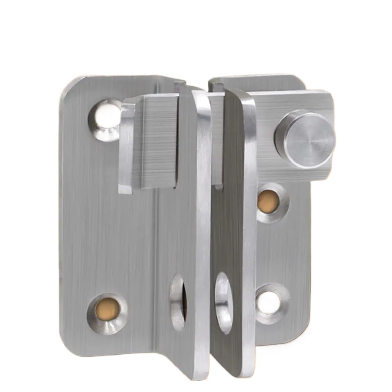 Boucle de verrouillage de porte épaisse en acier inoxydable avec porte-cadenas