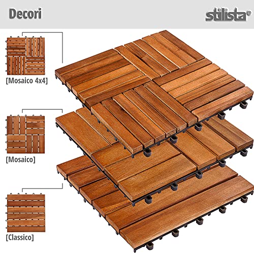 Stilista Piastrelle per Esterno - in Legno di