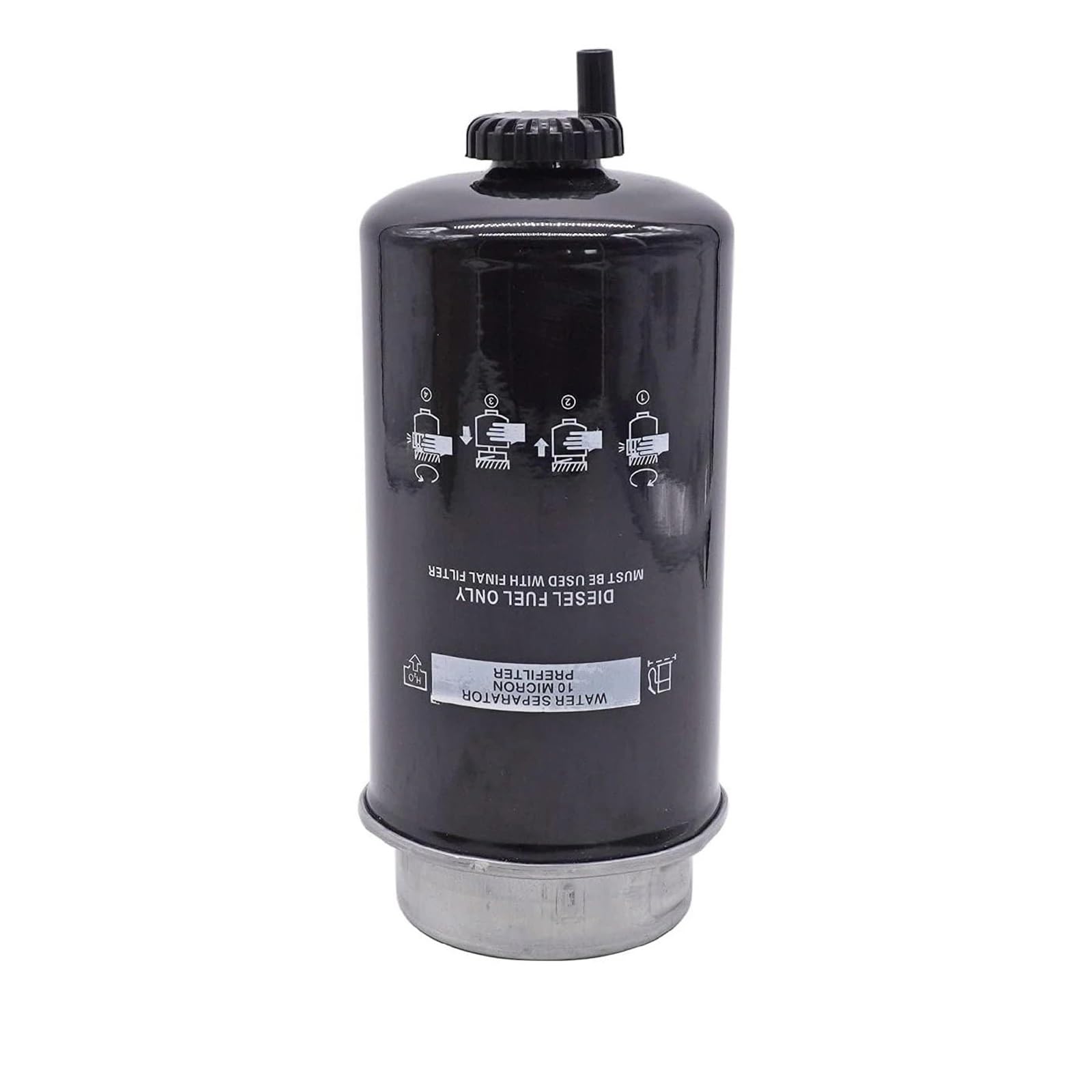 Prefiltro de combustible giratorio RE541922, filtro de combustible primario compatible con 1070E 1110D 1110E 120D 1210E 1490D 1510E