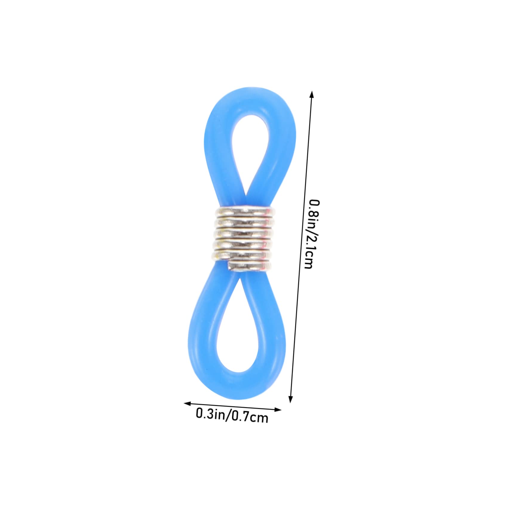 LIFKOME Eyeglass Strap Glasses Chain 50 Pcs Anti-slip Glasses Clip Silicone Practical Design for Long-term Use