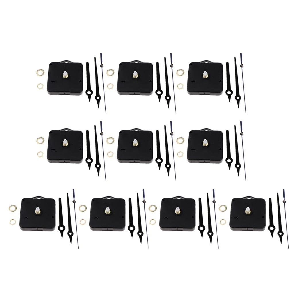 SECRET DESIRE 10x Silent Quartz Wall Clock Movement with Pointer DIY Repair Parts-image-37
