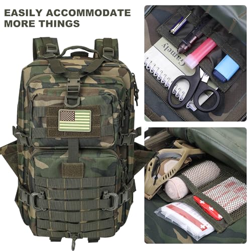 Mochila táctica Hannibal 45L para camping y trekking miniatura 6