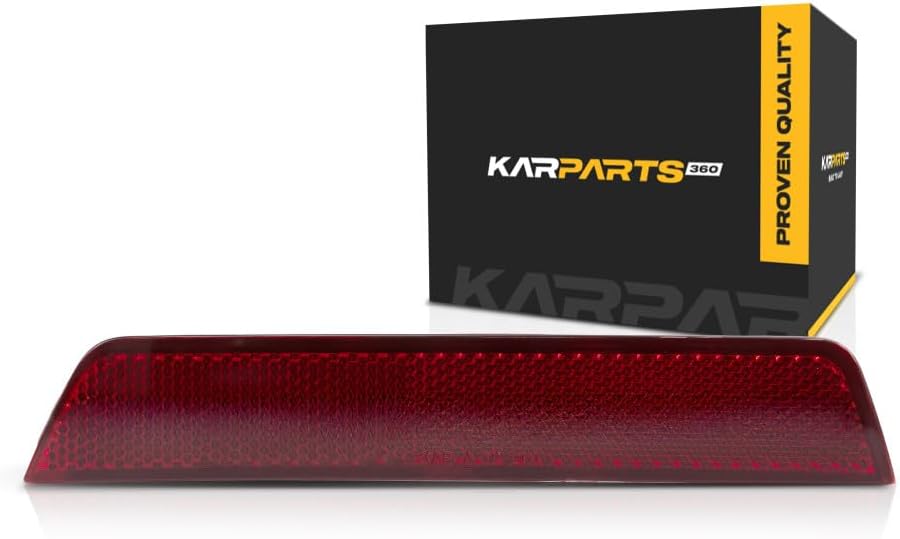 KarParts360 For Chevy Equinox 2010-2017 Bumper Reflector Driver Side | Rear | LED | Replacement For GM1184110 | 25803057, 615343543147