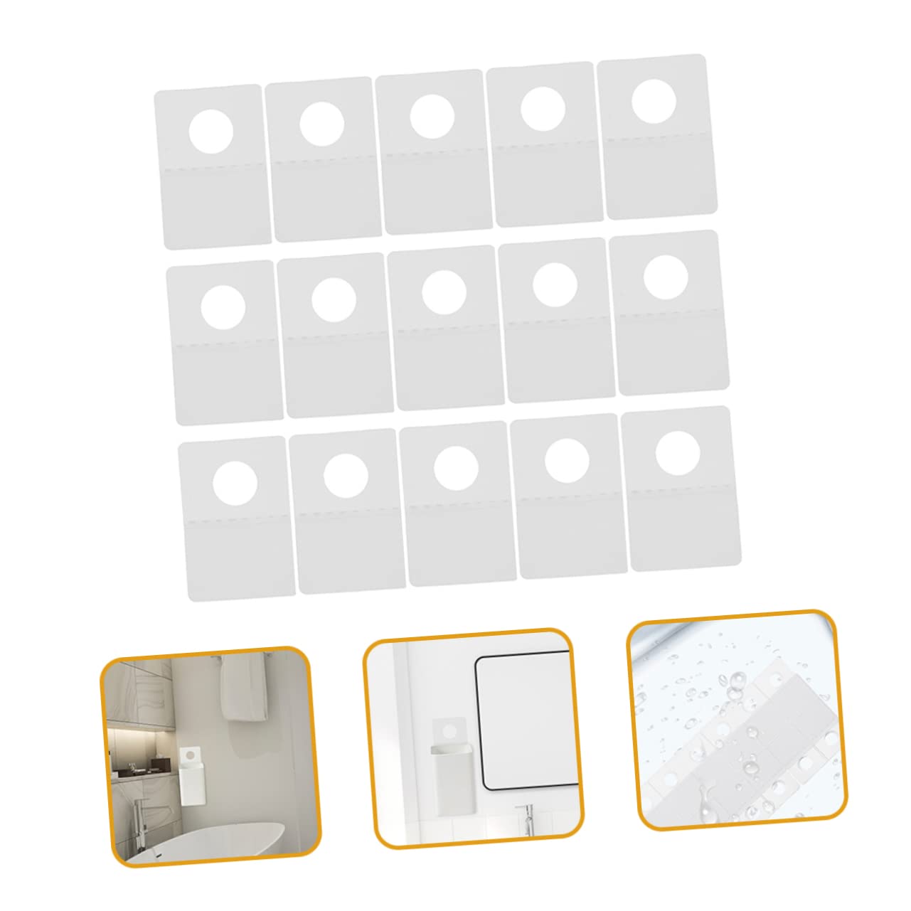 Cabilock 2 Juegos Pegatinas De Gancho Autoadhesivas Ganchos Circulares Pestañas Adhesivas Perchas Transparentes Etiquetas Redondas Ganchos Transparentes Pestañas 600 piezas * 2