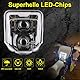 bamotoop LED Scheinwerfer für Husqvarna 2014-2023 701 Enduro 701 SuperMoto FE250 FE350 FE450 FE501 FE501S TE150 TE250i TE300i (schwarz)