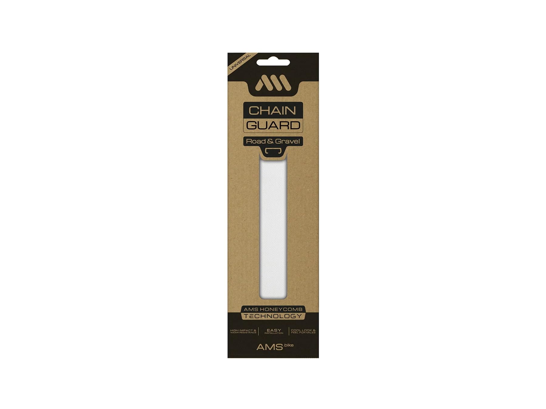 All Mountain Style Paracatena per Bici da Corsa e Gravel – Pellicola Protettiva Adesiva in Honeycomb, Antiurto, Leggera, Facile da Applicare