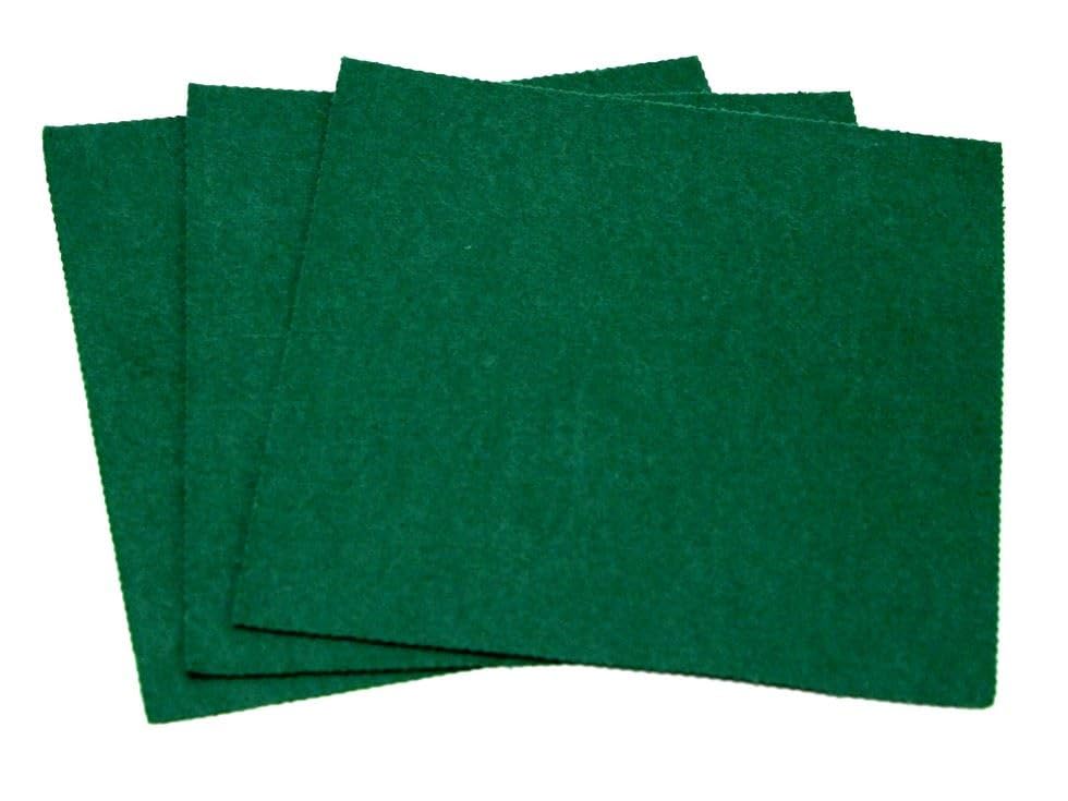 Minerva Fogli autoadesivi in feltro da 30,5 cm (confezione convenienza) per giocattoli, fai da te, artigianato e fai da te, colore: verde agrifoglio, confezione da 50