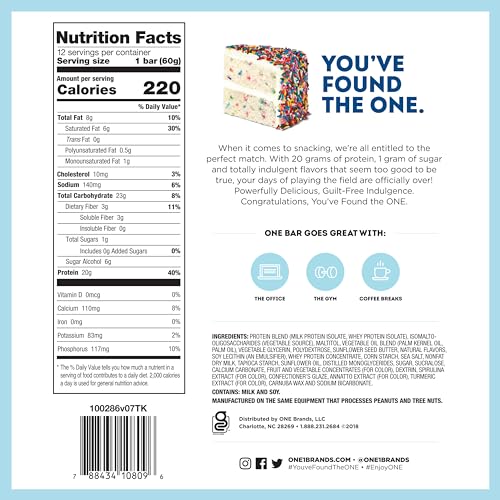 Barras de proteína ONE sabor Birthday Cake y Fruity Cereal 24 unidades miniatura 3