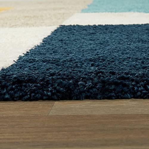 Image of Carpet for Living Room Bedroom Super Soft Anti Skid Hand Made Carpet Size 8X8 Feet Round
