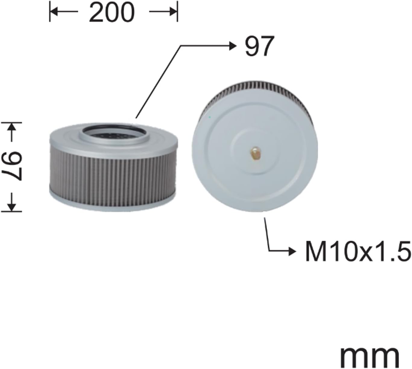 Hydraulic Filter YN50V00002S001 Suitable for Kobelco SK330-8 SK350LC-8 SK305LC-10 SK350DLC-10 SK380XD-10 SK390XD-10
