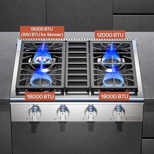 Empava 30GC30 30 Inch Slide-In Natural Gas Rangetop thumb #3