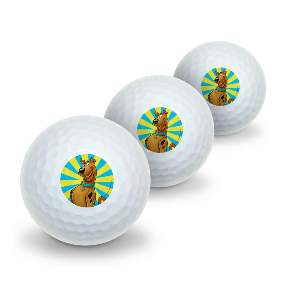 GRAPHICS & MORE Scooby-Doo Character Novelty Golf Balls 3 Pack