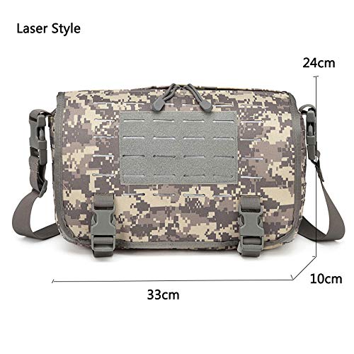 Bolso Militar para computadora portátil Bolsas tácticas Mochila para Messenger Fanny