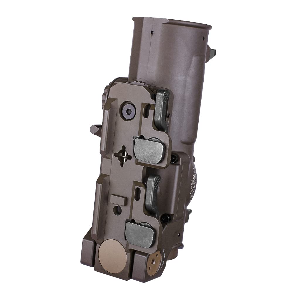 SPINA OPTICS Mirino tattico per cannocchiale 1x-4x Fisso Doppio Scopo mirino Illuminato Rosso Punto Rosso per la Caccia al Fucile (Cannocchiale 1x-4x)