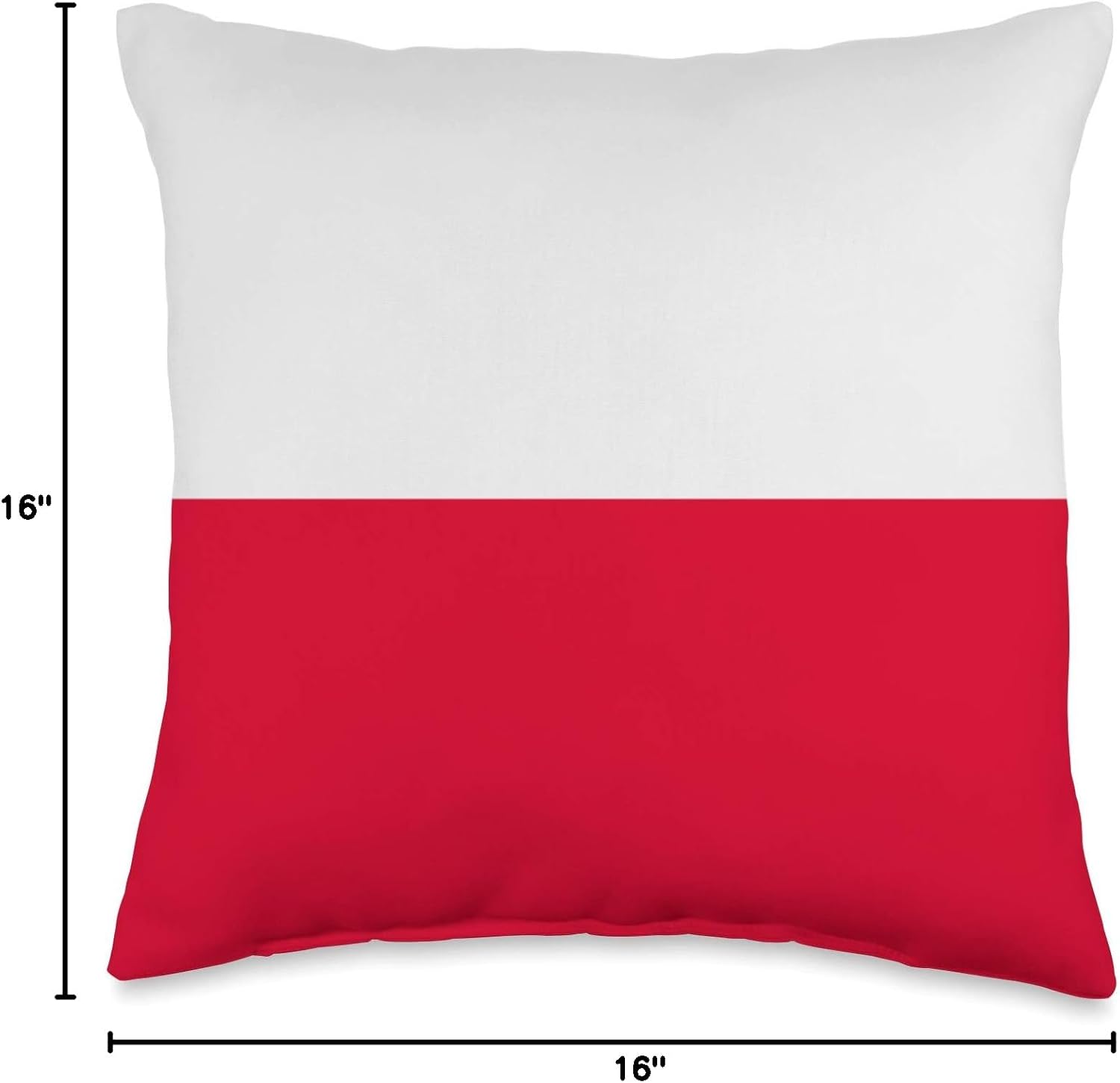 Polish Pillow Polish Flag Pillow Poland Flag Gift Idea Throw Pillow