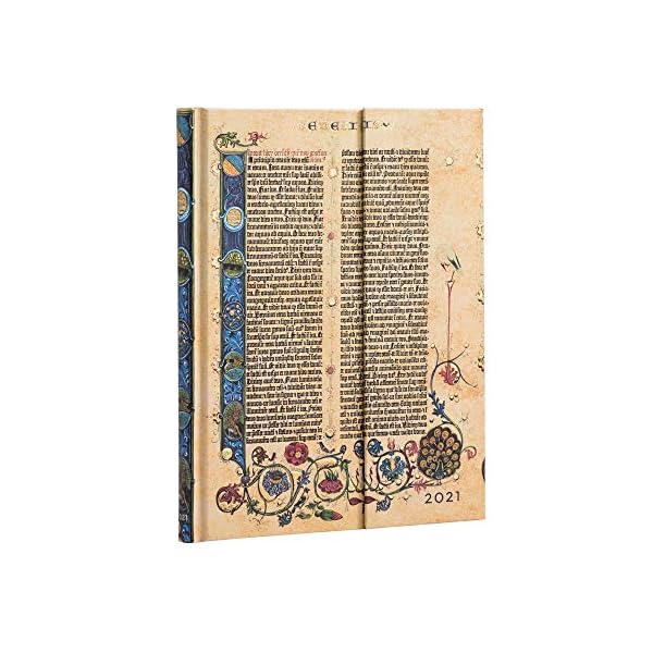 Paperblanks | 12-Monatskalender 2021 | Genesis | Horizontal | Ultra (180 × 230 mm), DE6869-3, Horizontal - Ultra (180 x…