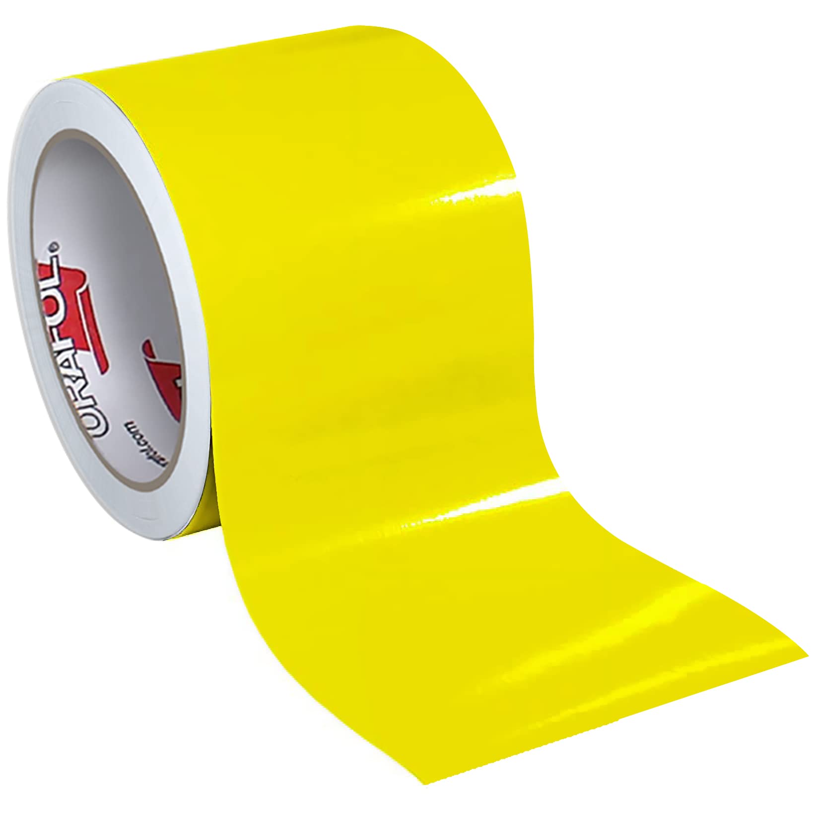 ORACAL 651 Gloss Yellow Adhesive Vinyl Pinstripe Detailing Tape (4" x 30ft)