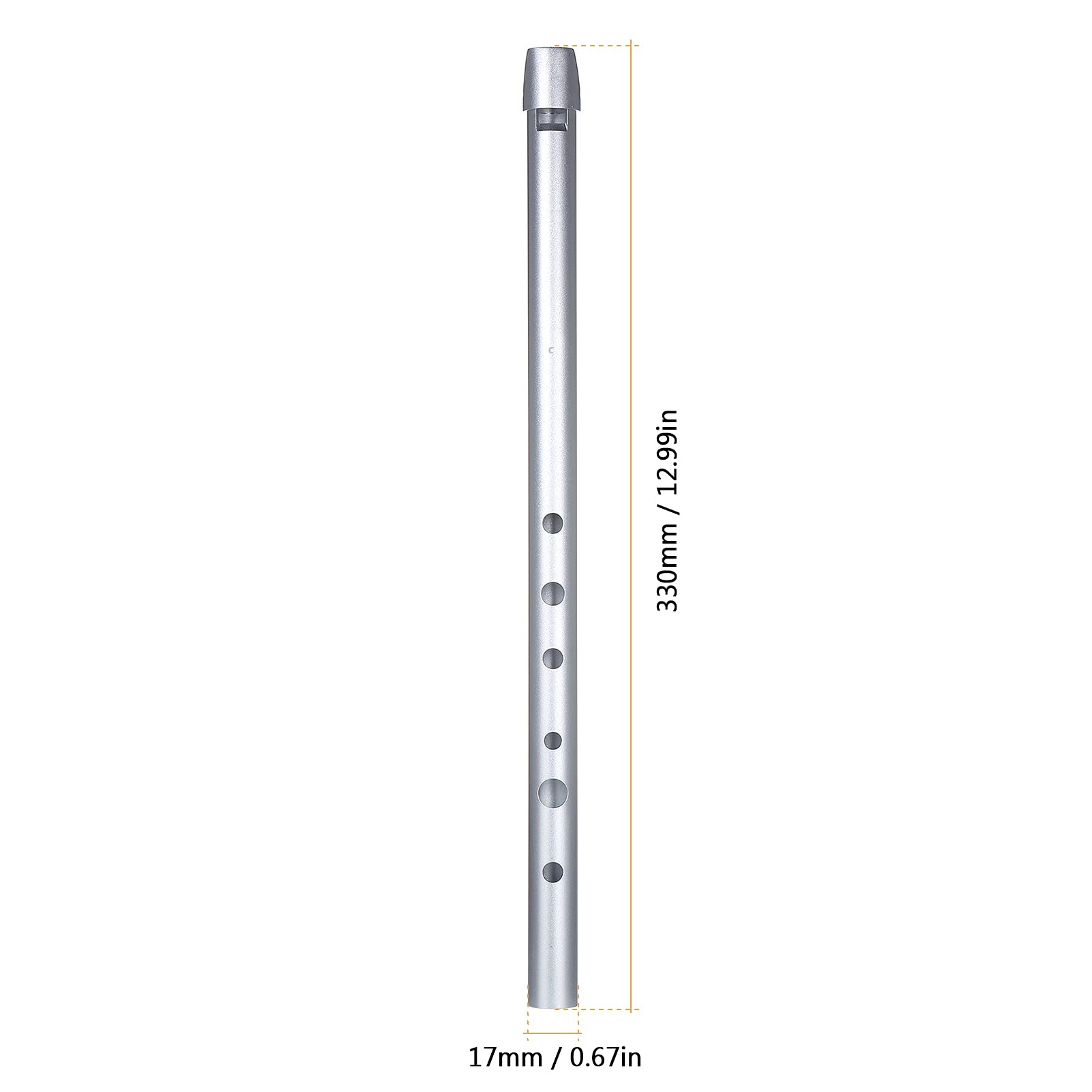 siffler,Sifflet irlandais,Sifflet irlandais Penny Whistle traditionnel en étain 6 trous Flûte Instrument de musique à vent pour débutants intermédiaires et experts - Clé de C