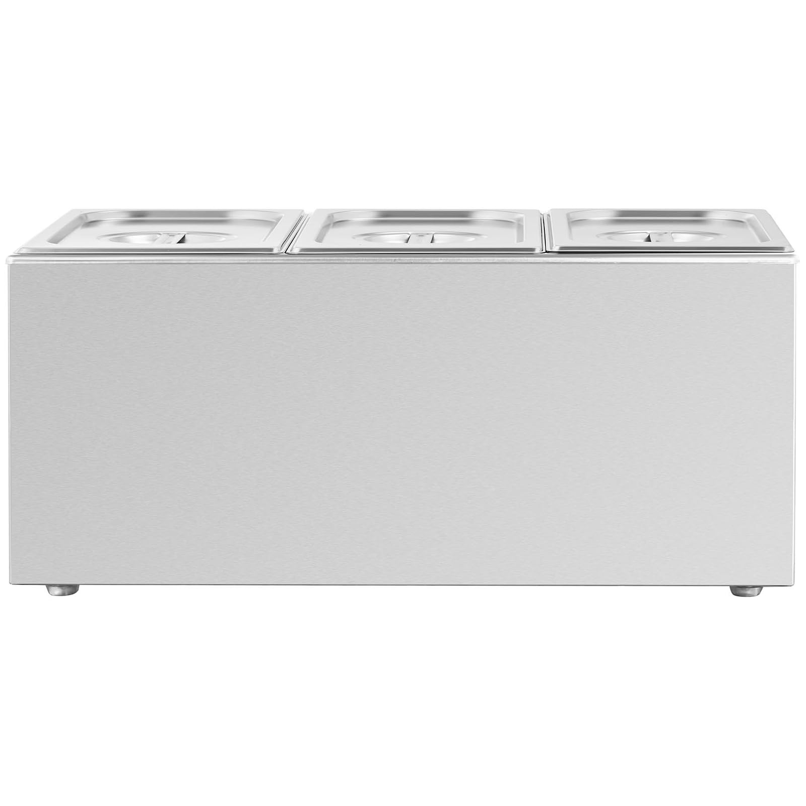 Royal Catering RCBM_GN1/3_1 - Baño maría profesional (640 W, 3 x GN 1/3 Bañera de agua (acero inoxidable)