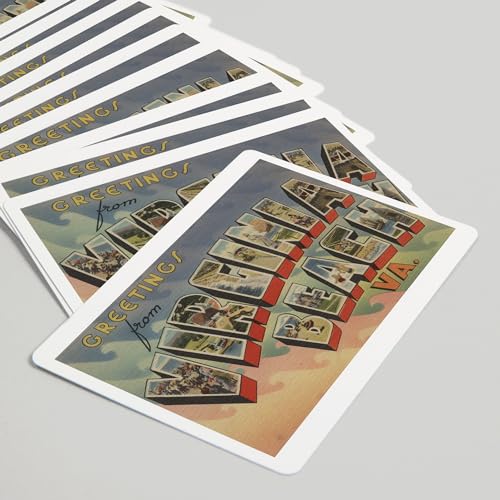 Baraja de Naipes Poker Lantern Press 52 cartas miniatura 5