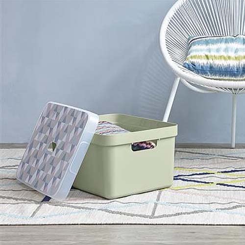 Sigma Home Boîte De Rangement 32L Vert Foncé