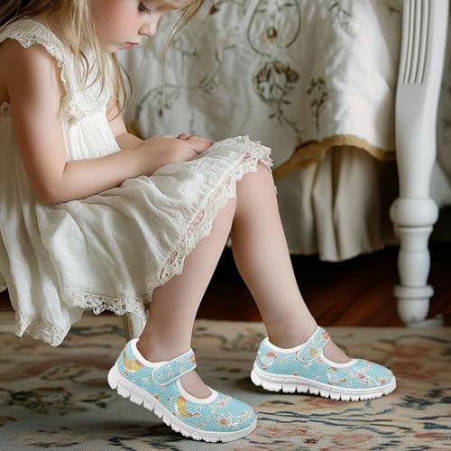 Coloranimal Girls Mary Jane Shoes Dance Shoes for Kids Casual Unifoem Shoes Magic Sticker Mary Jane Flats Girls' Flats Kids Footwear4